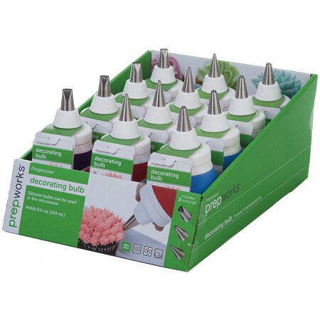 Progressive Prepworks Red/Blue Silicone Decorating Bulb 5-1/2 oz BWC-70CDP